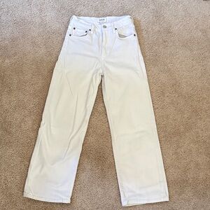 White Agolde Harper Jeans